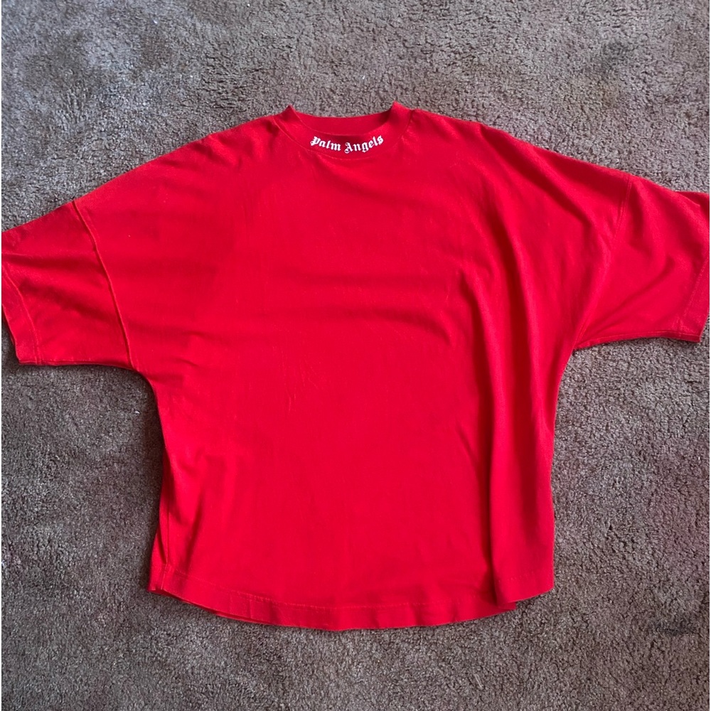 nick neck palm angels tee shirt